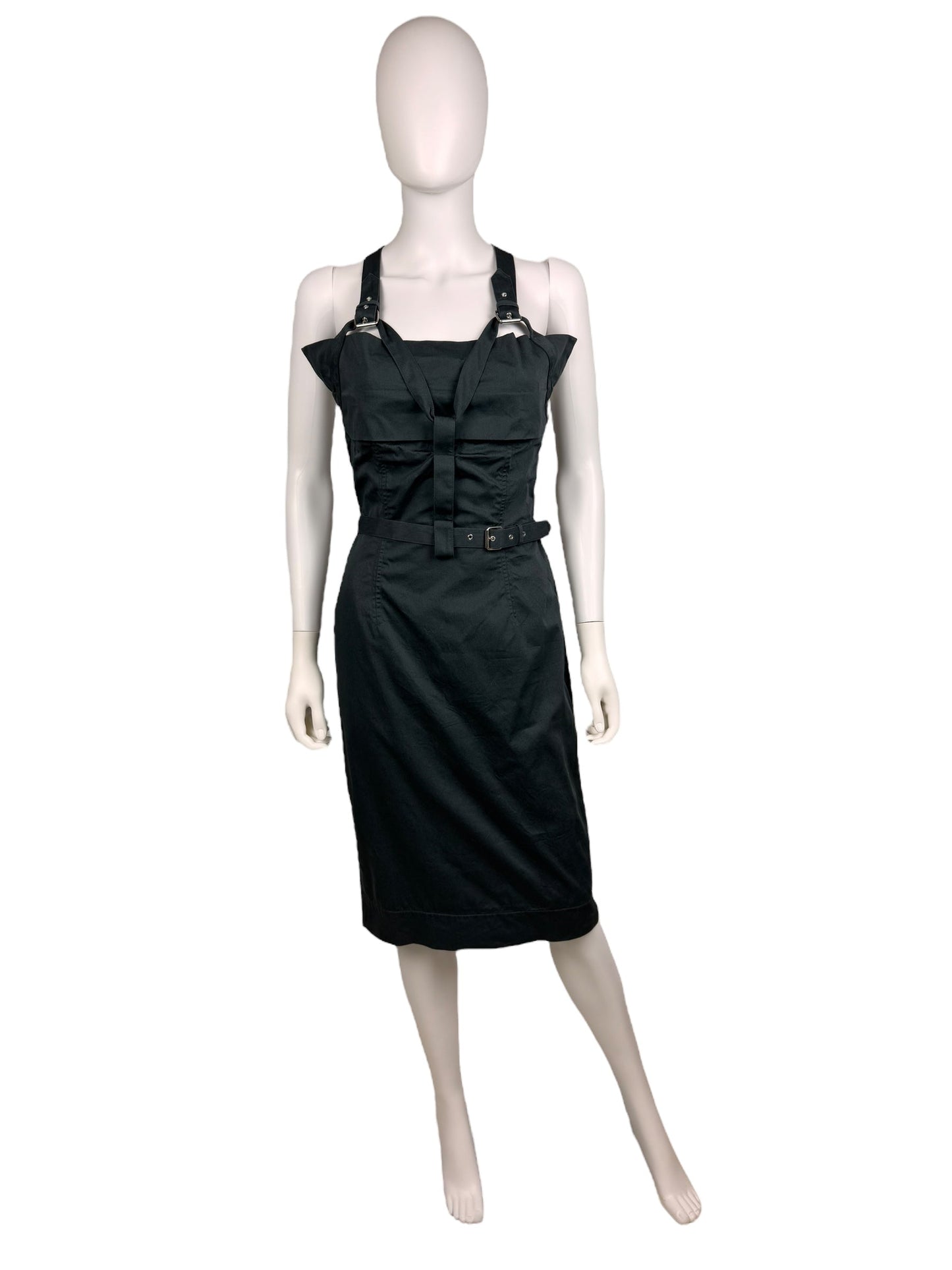 Vivienne Westwood F/W 2008 Red Label bondage dress | Grey, Multicoloured