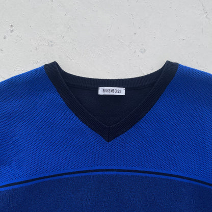 2000s bikkembergs knit | Blue, Blue
