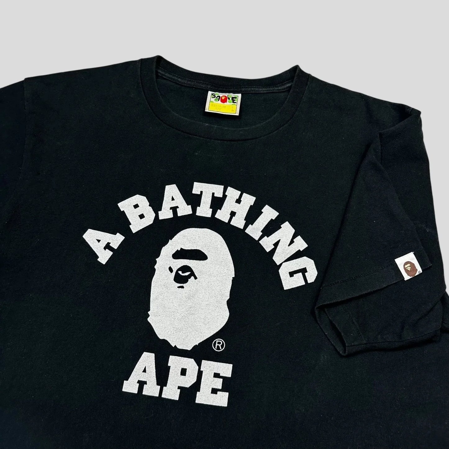BAPE College Logo Spellout T-shirt - L