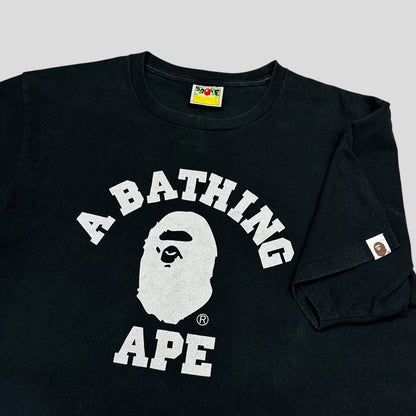 BAPE College Logo Spellout T-shirt - L
