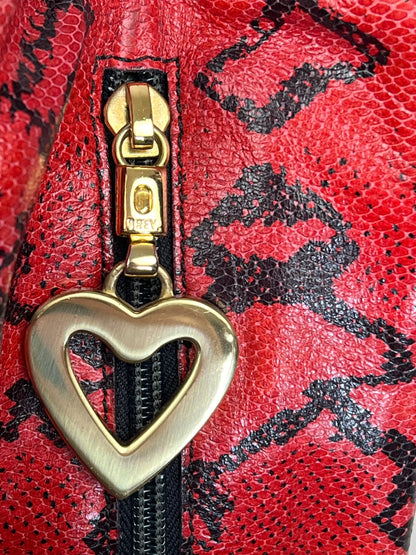 Moschino mid 1990s Python bag