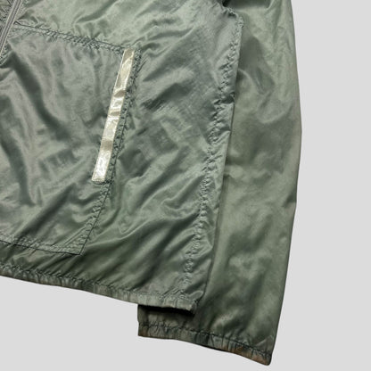 Prada Sport SS00 Transparent Jade Nylon Reflective Jacket - IT50