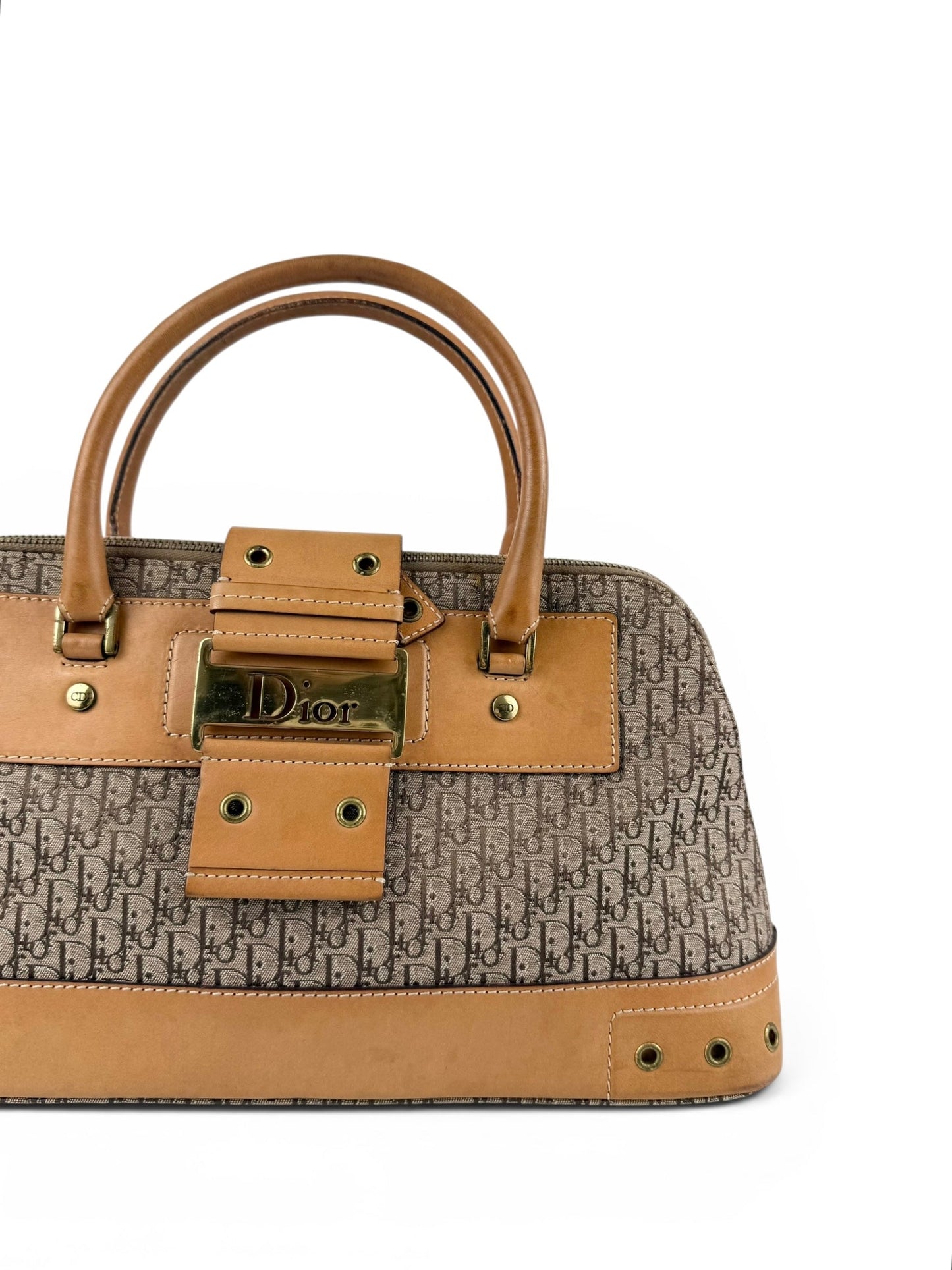 Vintage 2002 Christian Dior Diorissimo Street Chic Handbag | O/S, Brown