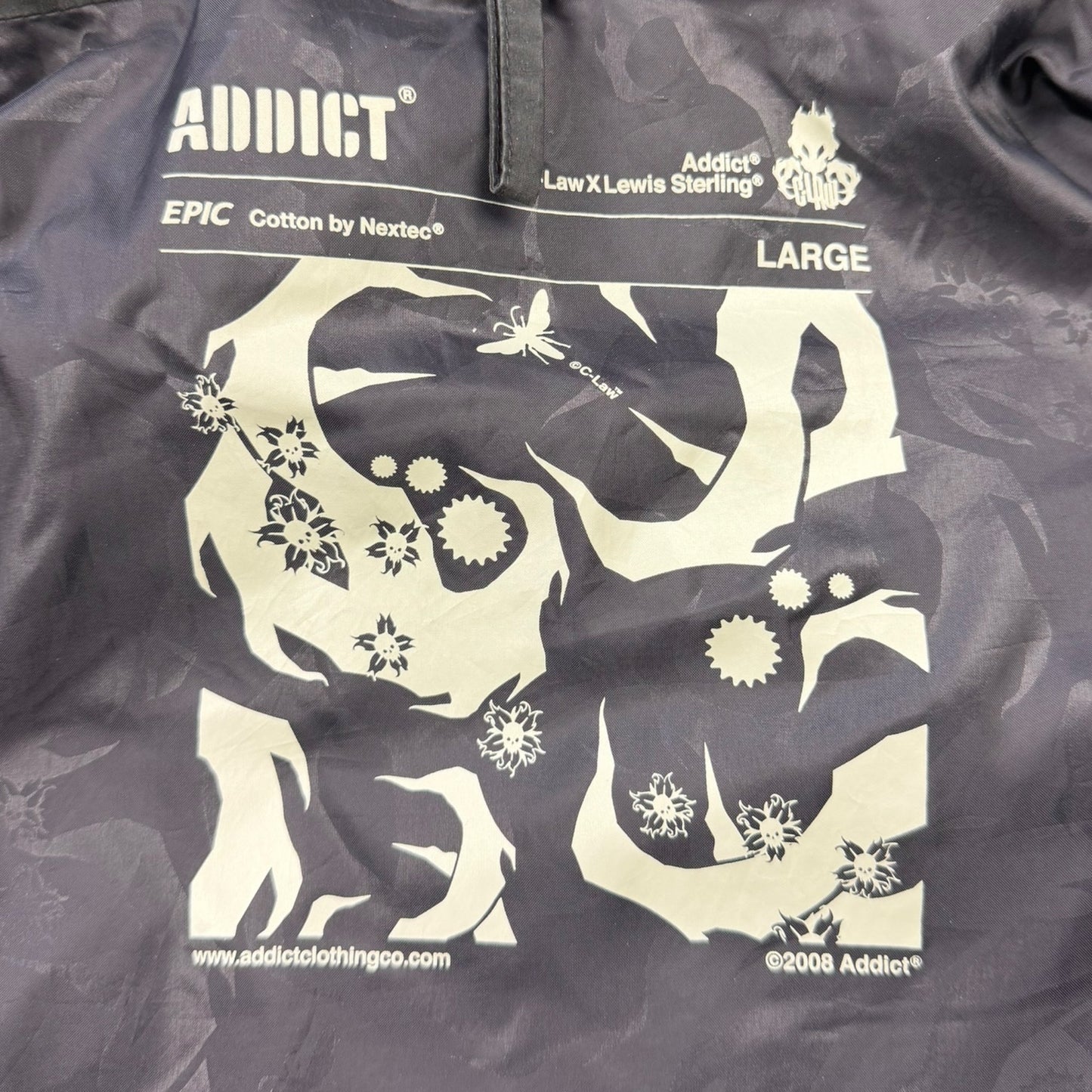 2008 Addict x C-Law Nextec 'Epic' Jacket (L) | Default Title, Red