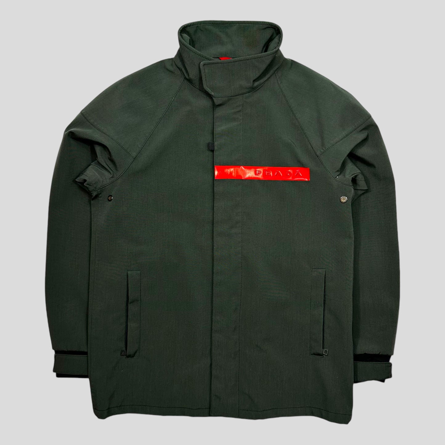 Prada Sport 2000 Green Ballistic Nylon Goretex Jacket - M/L