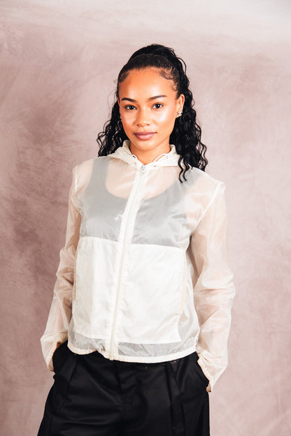 S/S 1999 Prada Opaque X-Ray Windbreaker Jacket | Small, Multicoloured