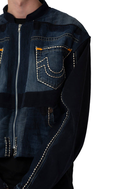 VT Rework: True Religion Embroidered Pocket Denim Jacket