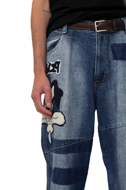 Lot 29 Wile E. Coyote Two Toned Jeans