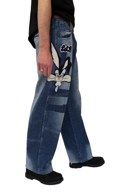 Lot 29 Wile E. Coyote Two Toned Jeans