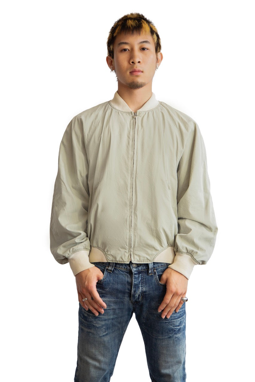 Aquascutum Two Tone Beige Bomber Jacket