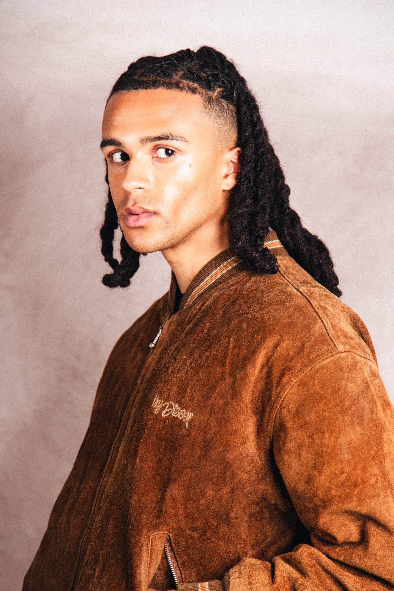 1980's Diesel Colarado Brown Suede MA-1 Bomber Jacket | Large, Multicoloured
