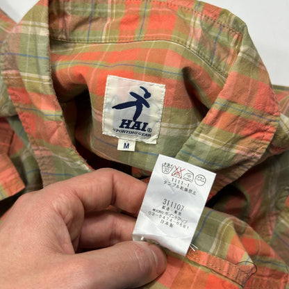 Hai By Issey Miyake 90’s Asymmetrical Plaid Boxy Shirt - S/M