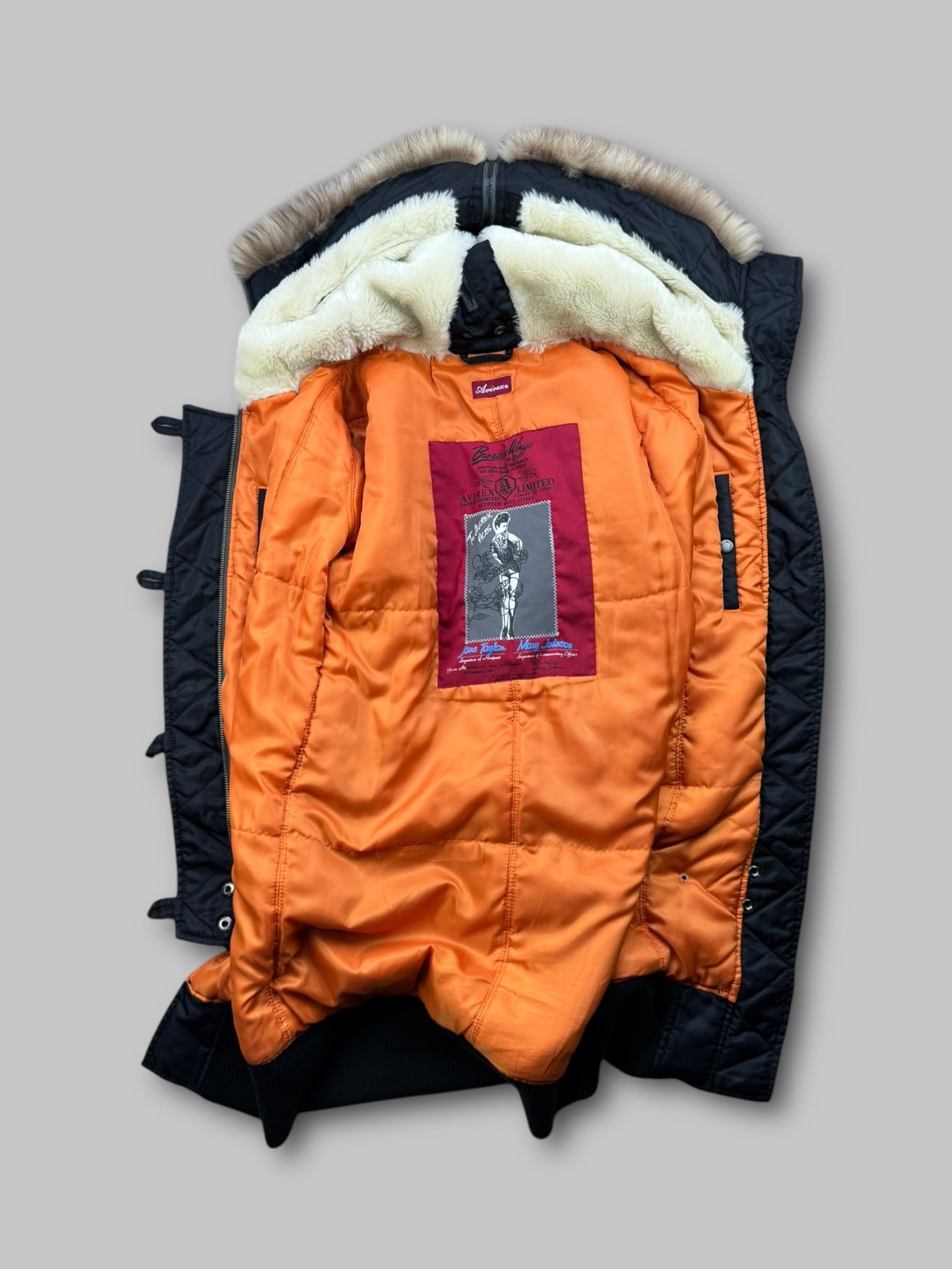 ジャケット・アウター avirex N2B flight jacket Commercial Logo Known Source