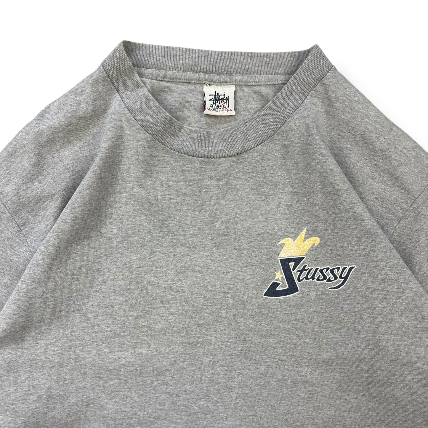 1993/96 Stussy Crown Logo Long Sleeve (L) | Default Title, Multicoloured