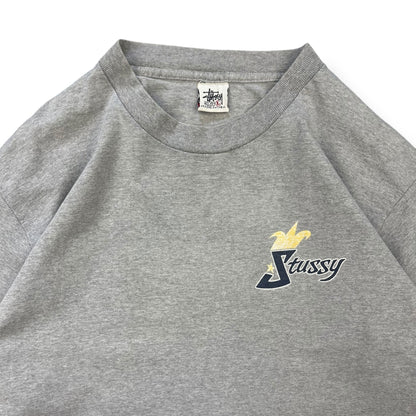 1993/96 Stussy Crown Logo Long Sleeve (L) | Default Title, Multicoloured