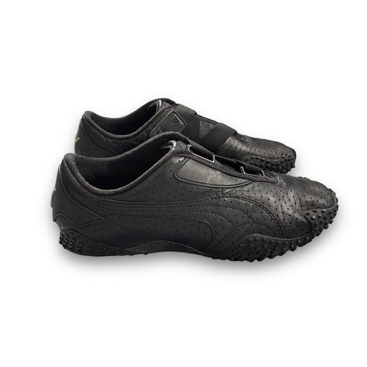 2000's Puma Mostro Black Perforated Leather (UK7) | Default Title, Black