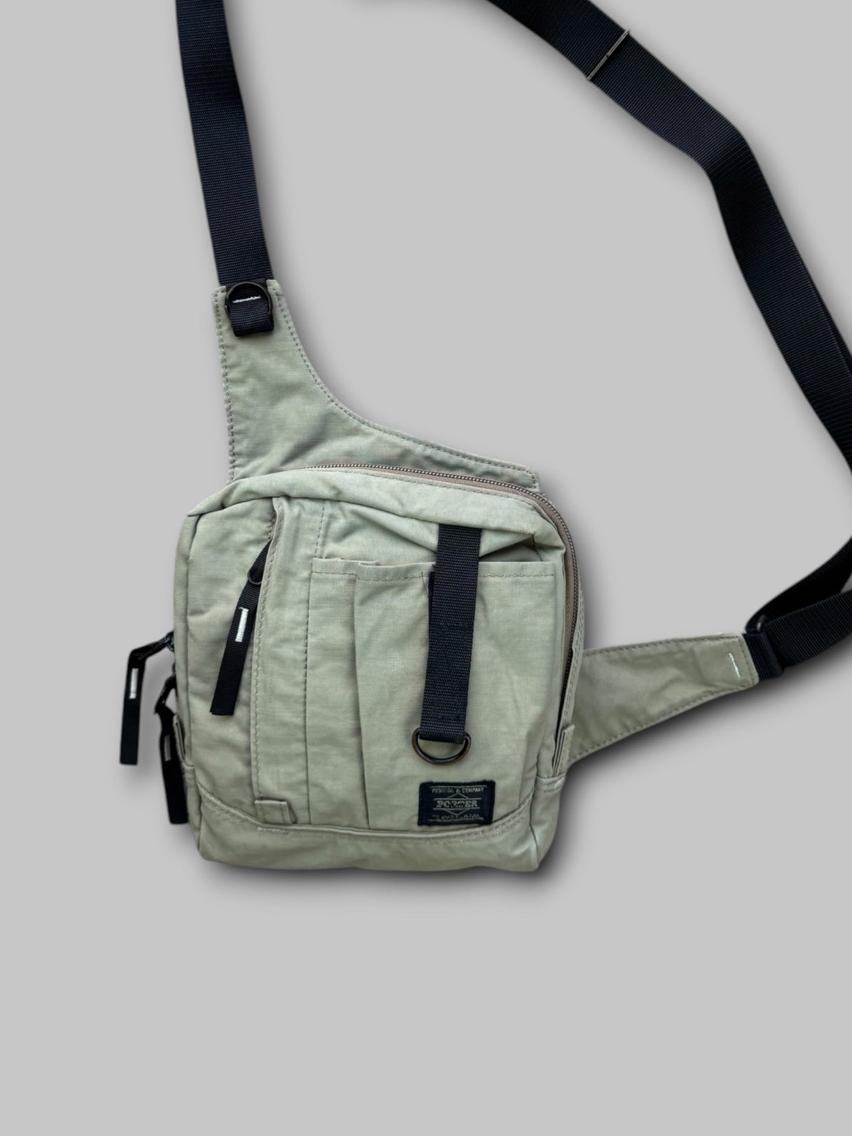 Porter Yoshida Tactical Shoulder Bag/Sling Bag | O/S, Beige