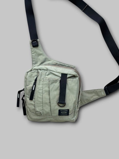 Porter Yoshida Tactical Shoulder Bag/Sling Bag | O/S, Beige