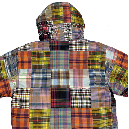 Supreme Madras Reversible Down Puffer Jacket ( XL )