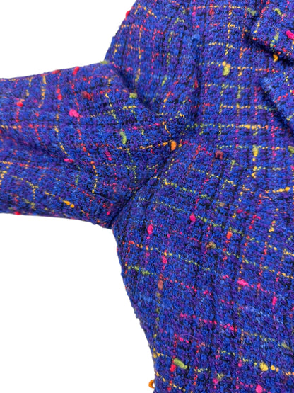 Versace early 1990s boucle skirt suit