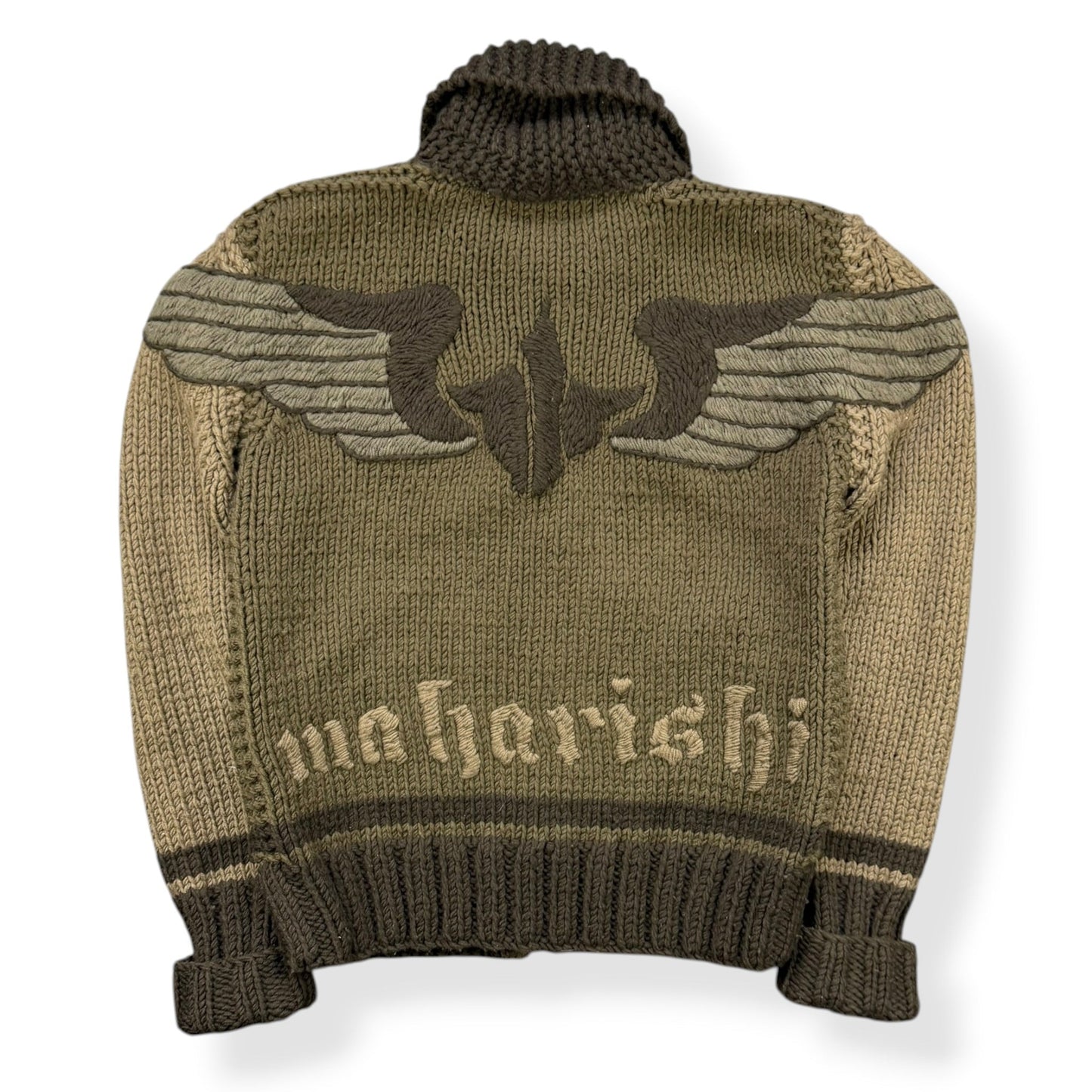 2000's Maharishi 1GG Knit Wool Jacket (M) | Default Title, Red