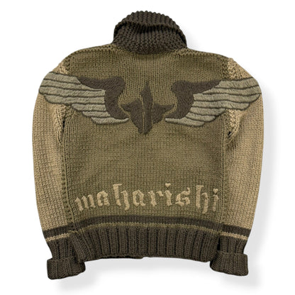2000's Maharishi 1GG Knit Wool Jacket (M) | Default Title, Red