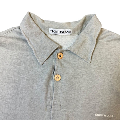 1999 Vintage Stone Island Grey Polo Shirt
