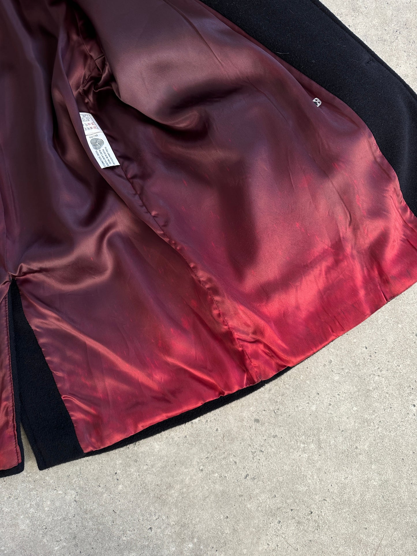 Marella Virgin Wool Cashmere Double Breasted Coat - L