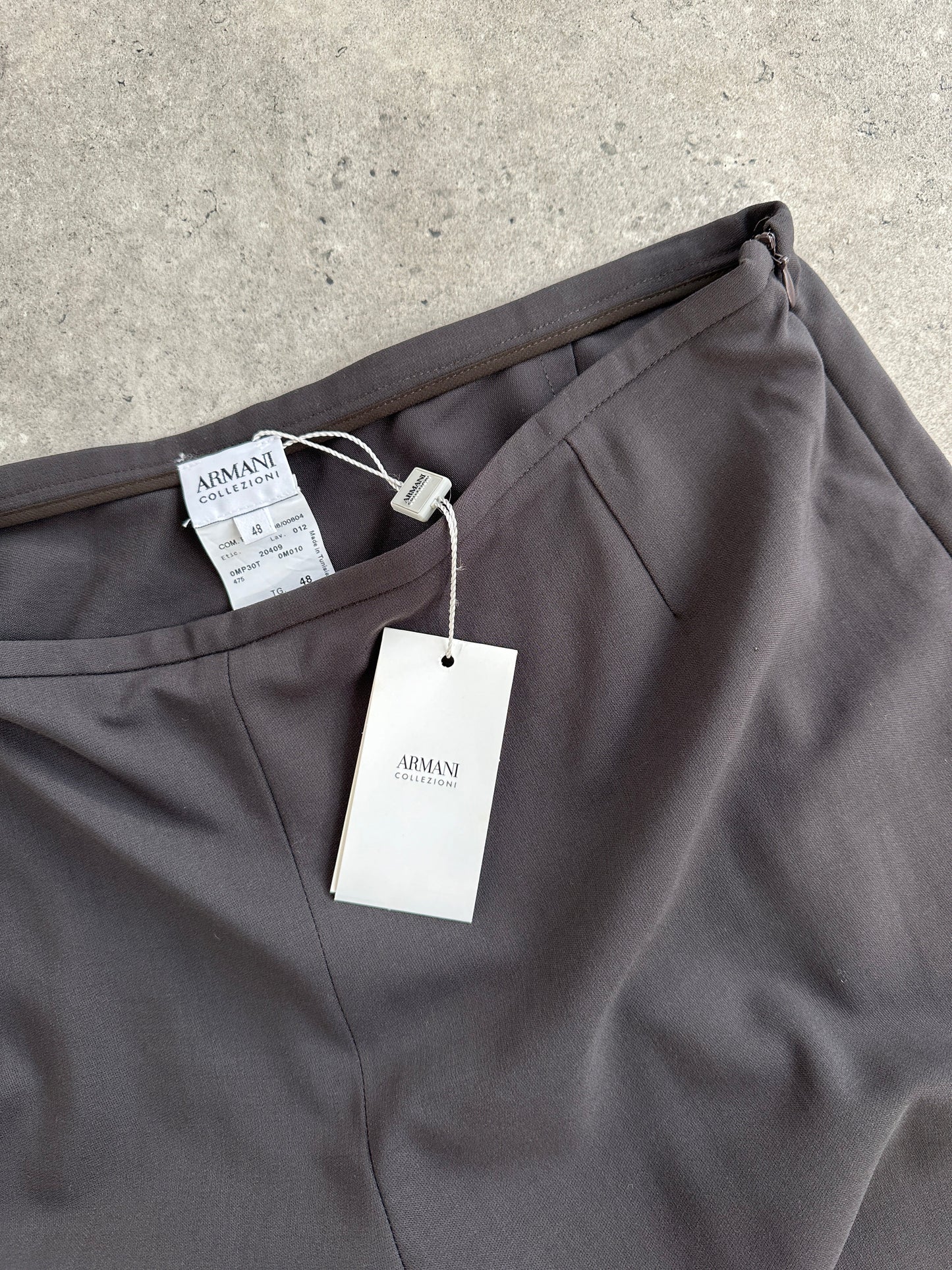 Armani Collezioni Pure Wool Wide Leg Tailored Trousers - W34