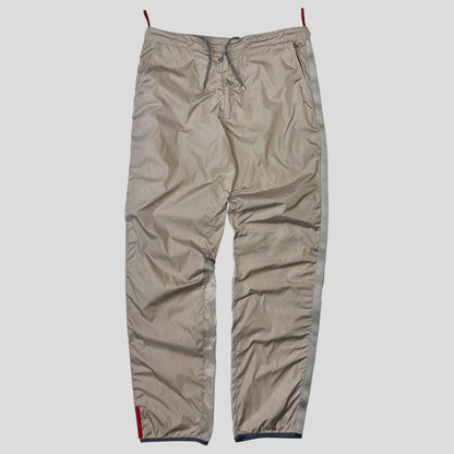 Prada Sport SS00 Transparent Panel Technical Nylon Trackpants - IT48