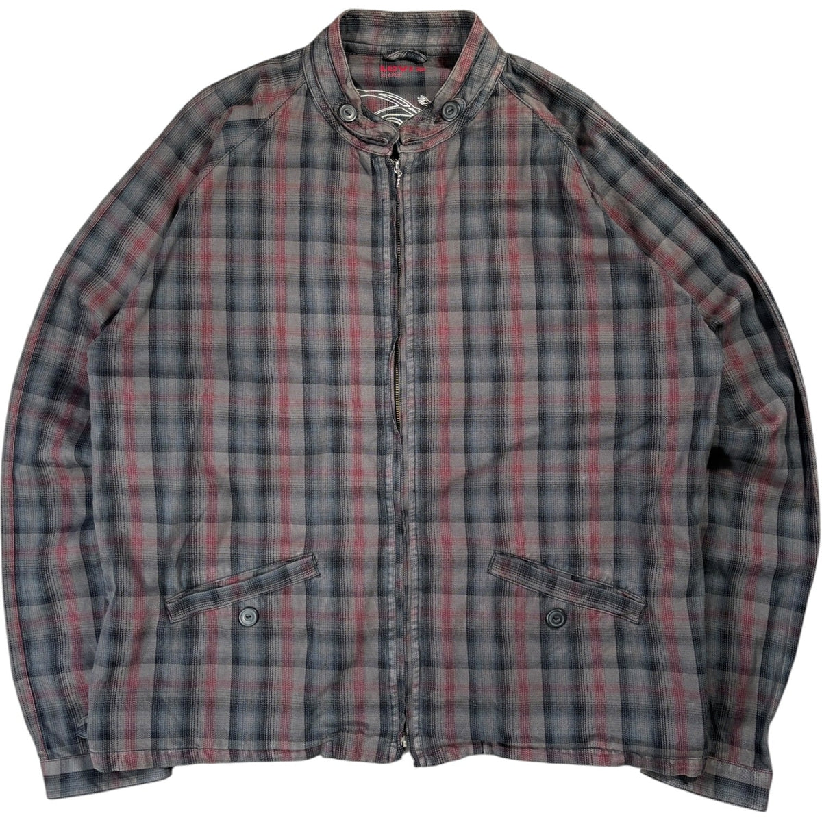 Levi’s 00’s Checkered Plaid Shacket XL | XL, Grey