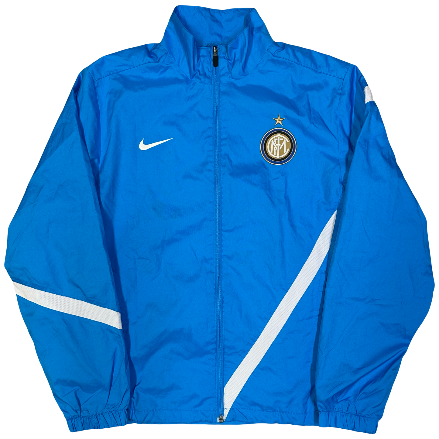 Nike Inter Milan 2011/12 Tracksuit Jacket In Blue ( M )