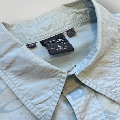 2000's Oakley Software Monogram Short Sleeve Shirt L