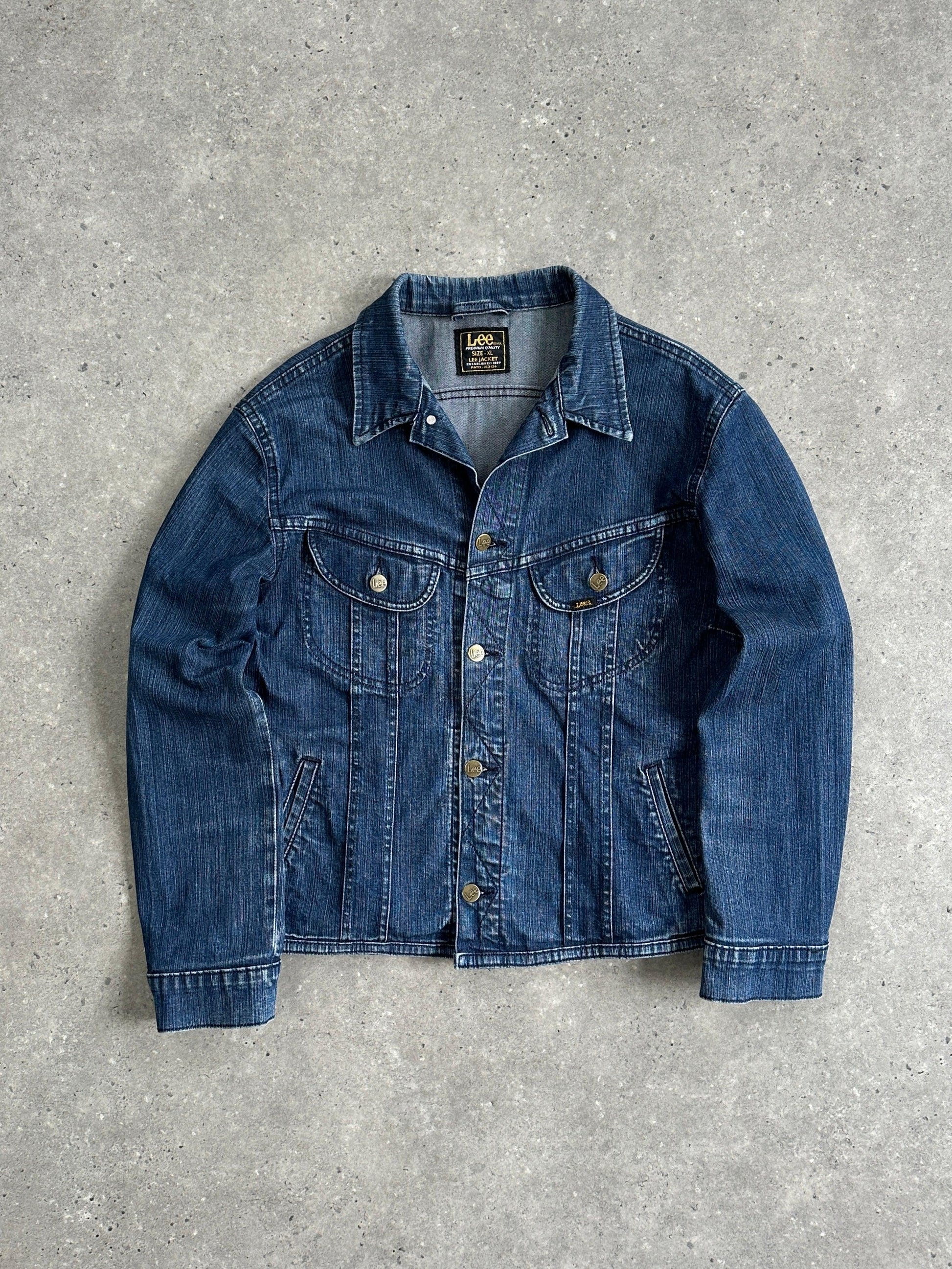 Lee Cotton Fitted Denim Jacket - M - Known Source