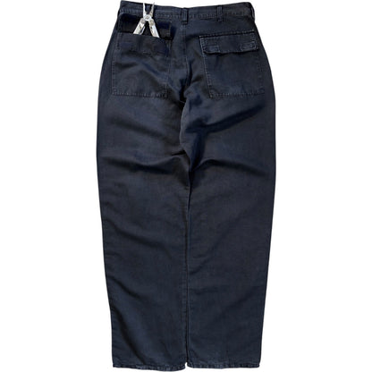 Armani Jeans 00’s Hemp Blend Pants W31 | W31, Black