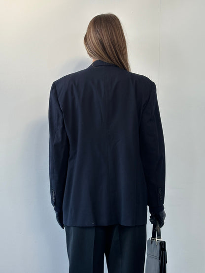 Christian Dior Monsieur 1980s Pure Wool Single Breasted Blazer - 42S/L