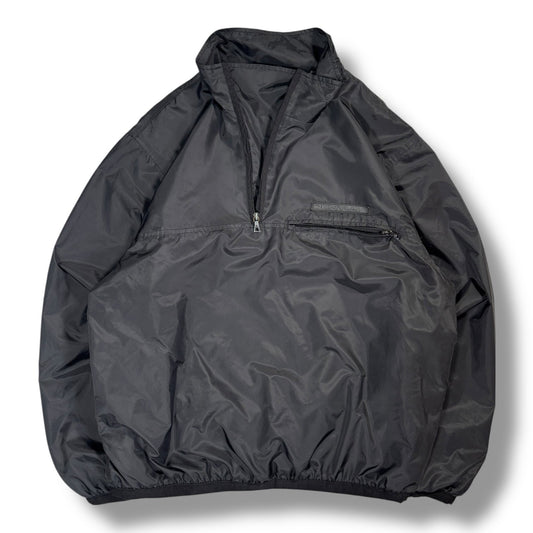 DKNY 00’s Quarter Zip Windbreaker Jacket M | Medium, Black