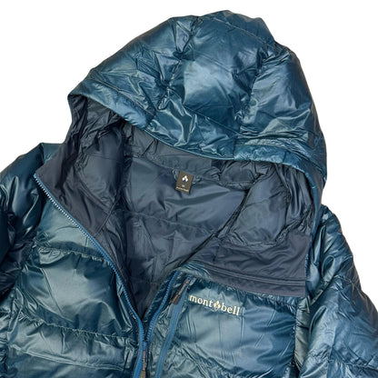 Montbell Alpine Down Parka Puffer Jacket In Blue ( M )