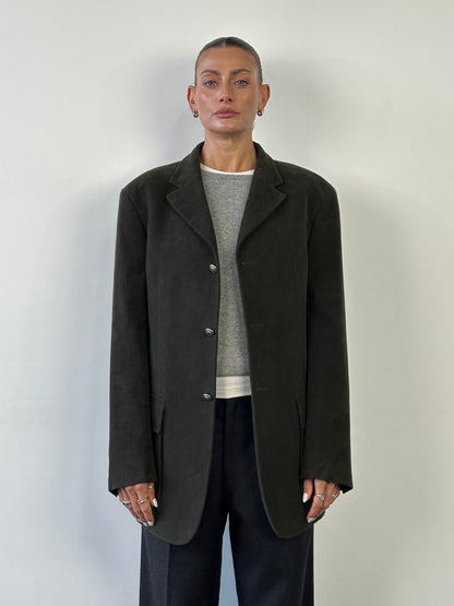 Versace Jeans Couture Pure Cotton Bespoke Medusa Button Blazer - 40R/L