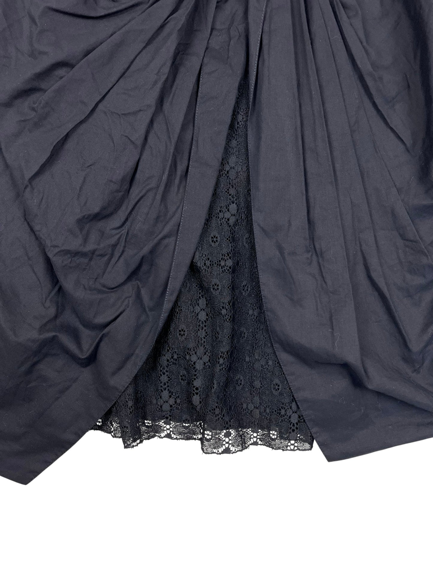 Emporio Armani gathered pleat skirt | Navy, Multicoloured
