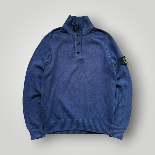 Stone Island SS/11 Cotton 1/4 Zip Jumper L | Default Title, Navy