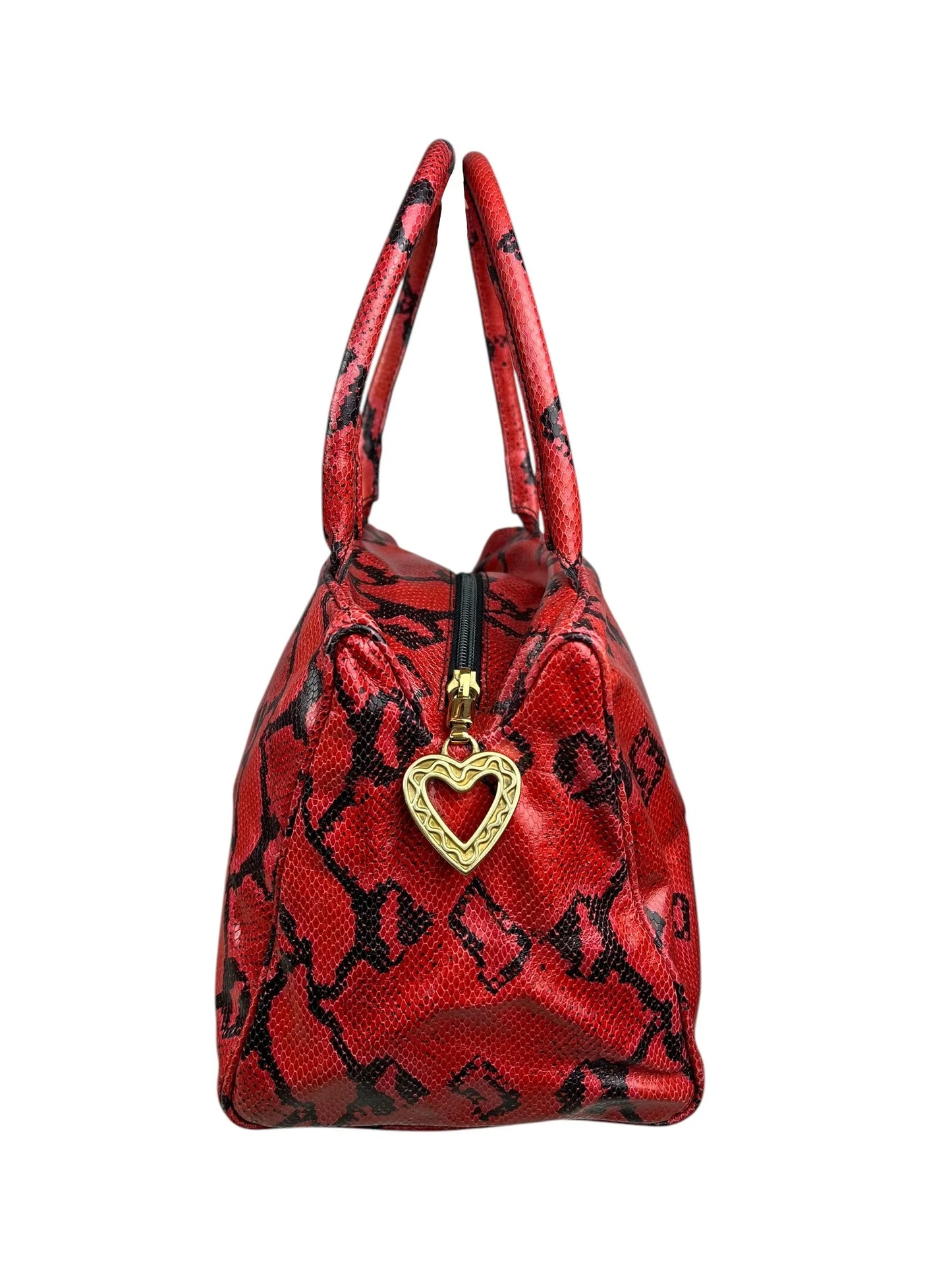Moschino mid 1990s Python bag