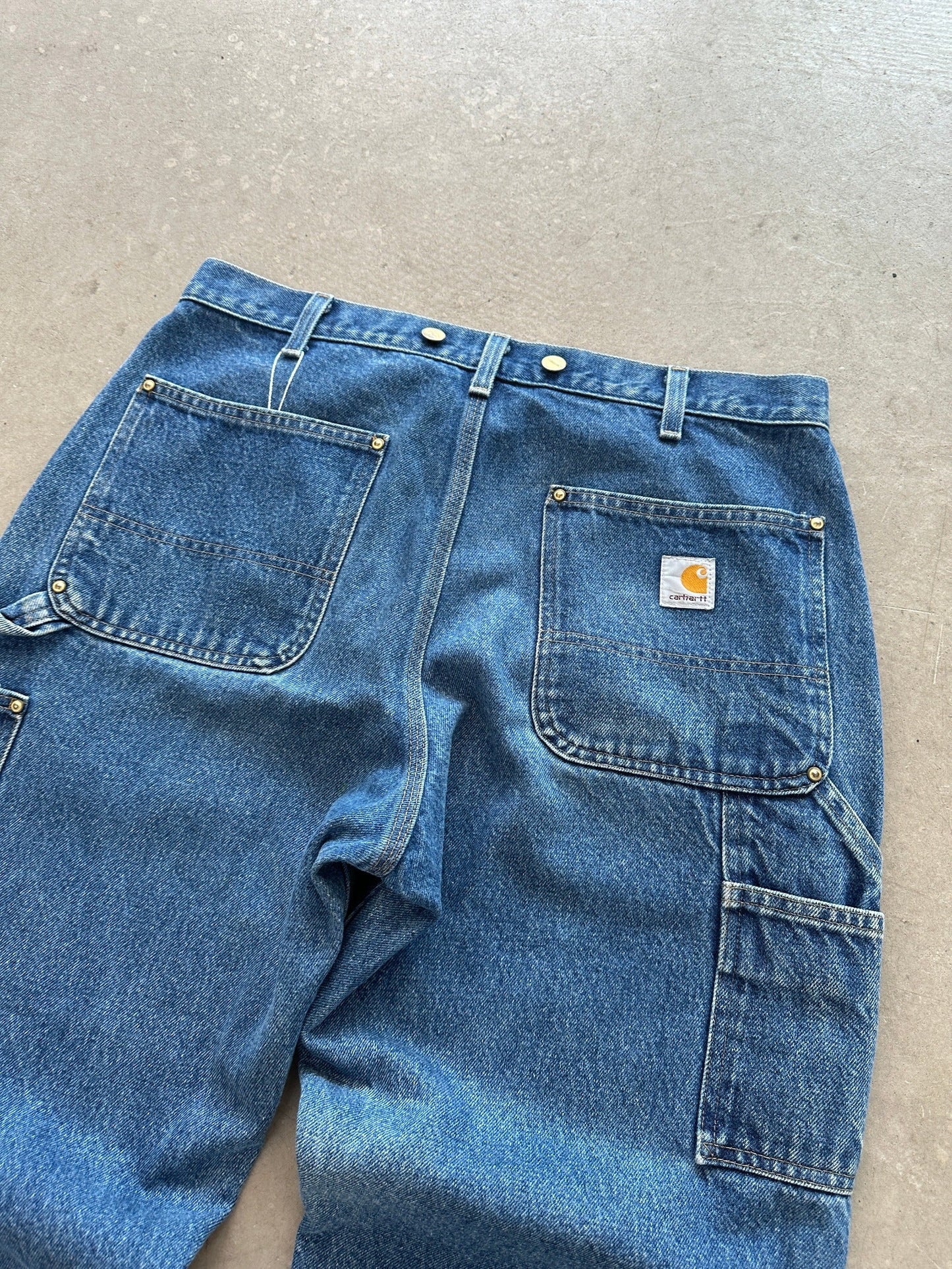 Carhartt Double Knee Jeans - 34 x 30 | W34, Red