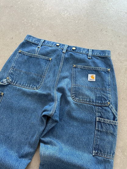 Carhartt Double Knee Jeans - 34 x 30 | W34, Red