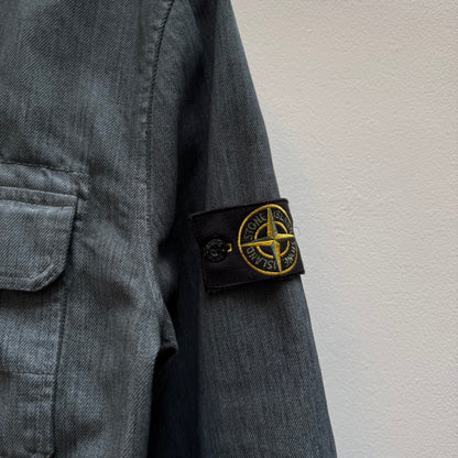 2011 Stone Island Denim Jacket (L) | Large, Grey