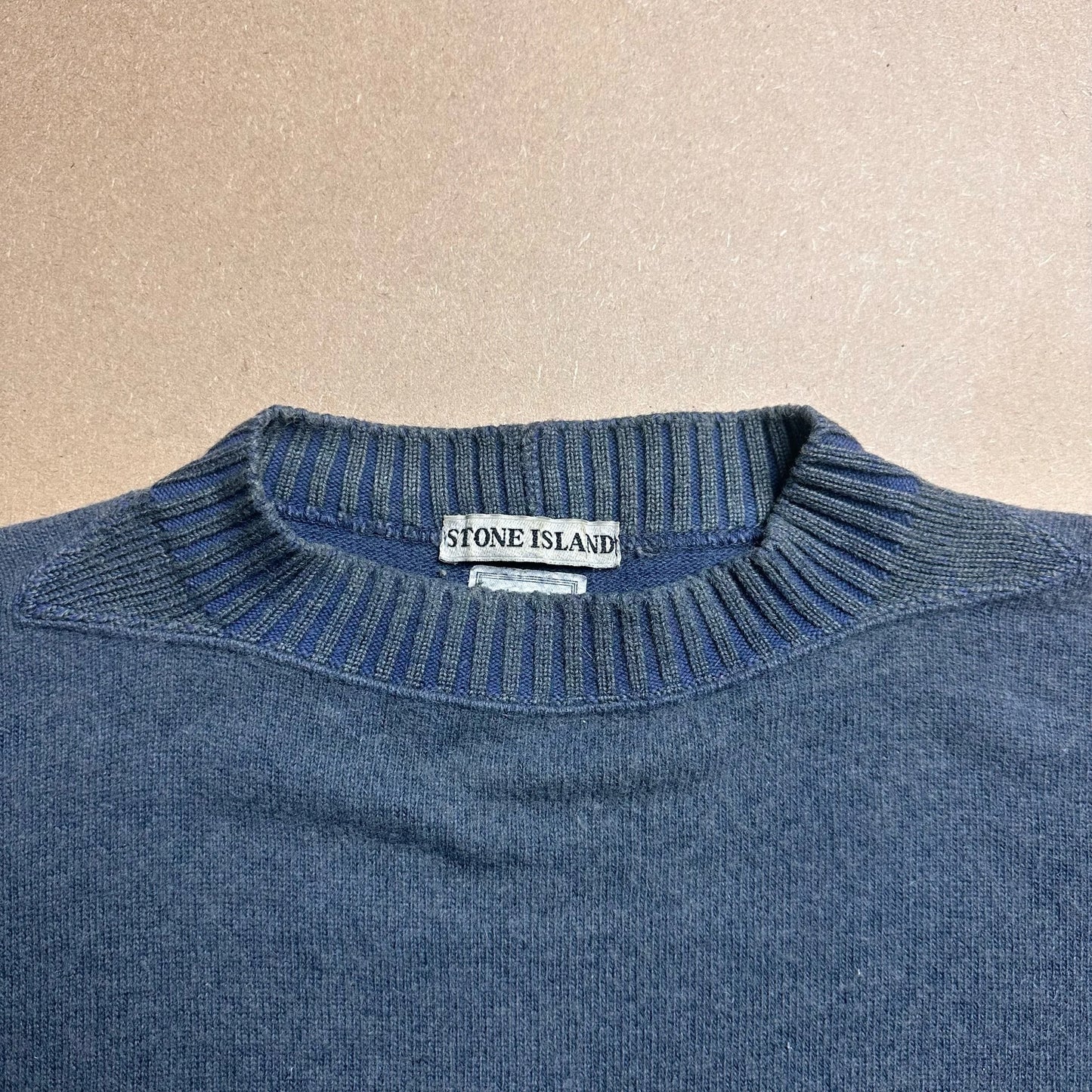 A/W Petrol Blue Mini Compass Logo Sweater