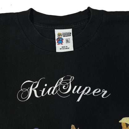 Kid Super Neighbourhood Champions T-Shirt In Black ( XL ) - Known Source