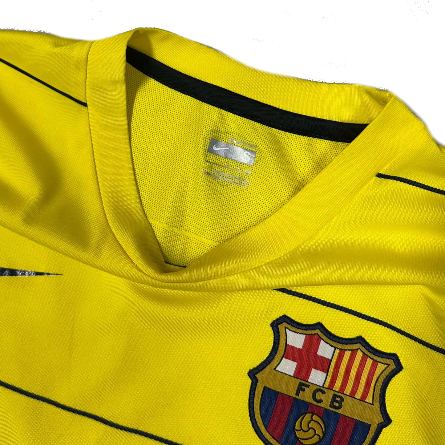Nike Barcelona 2008 Shirt In Yellow (S)