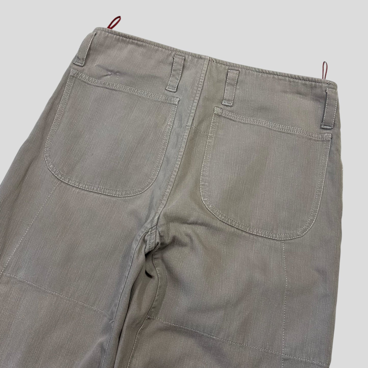 Prada Sport 00’s Twill Cotton Baggy Carpenter Trousers - IT48 | Default Title, Grey