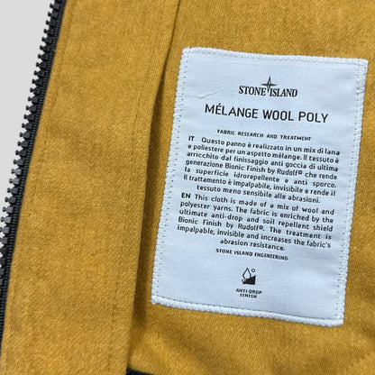 Stone Island AW14 Mélange Wool Poly Double Hood Jacket - M | Default Title, Yellow